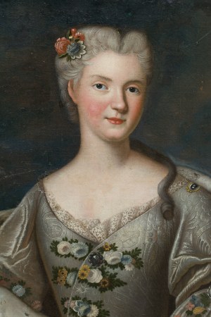 Louis Tocqué, przypisywany (1696 - 1772), Portret Marii Leszczyńskiej, ok. 1730