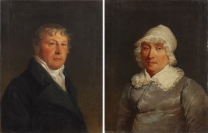 Antoni Brodowski (1784 Warszawa - 1832 Warszawa), Para portretów państwa Kozłowskich, rodziców radcy stanu Wincentego Kozłowskiego