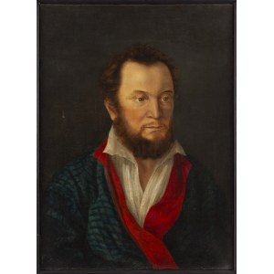 Polish painter, 19th century, Portrait of Prądzyński