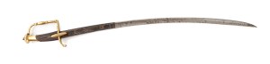 Szabla oficerska, koniec XVIII w.