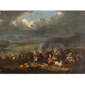 Western European painter, 17th century, Battle scene