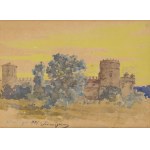 Tadeusz Rybkowski (1848 Kielce - 1926 Lwów), Zamek Sapiehów w Krasiczynie, 1897