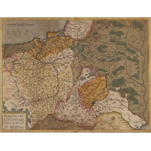 Wacław Grodecki, Abraham Ortelius, XVI w., Mapa Polski, 1598