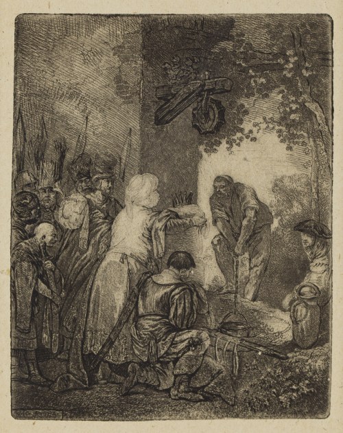 Jan Piotr Norblin de la Gourdaine (1745 Misy-Faut-Yonne - 1830 Paryż), Wybór Piasta na króla (Pierwszy Piast), 1776