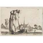 Stefano della Bella (1610 Florencja - 1664 Florencja), Staruszka niosąca dziecko, około 1642