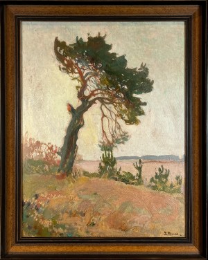 Iwan TRUSZ (1869 Wysocko-1940 Lwów), Samotna sosna