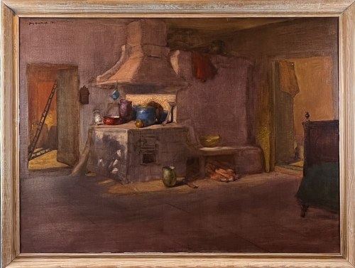 Jerzy GNATOWSKI (1928 Łomża - 2012 Kazimierz Dolny), Wnętrze Izby