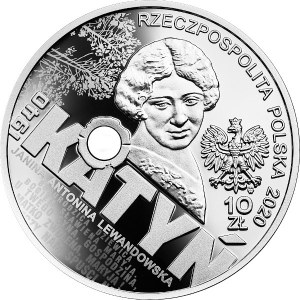10 zlotych 2020, Katyn, Palmiry 1940