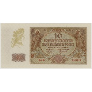 10 zlotych, 1940, M series