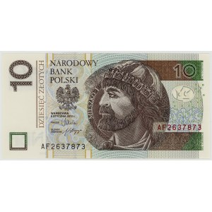 10 zlotych, 2012, AF series