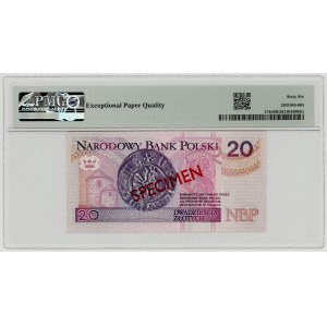 20 zlotych, 1994, SPECIMEN, number 1541, PMG 66 EPQ, 2nd-highest grade