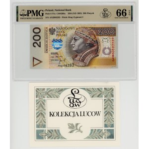 200 zlotych, 1994, AN series, Lucow Collection, PMG 66 EPQ
