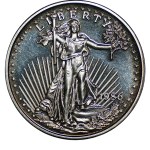 USA, 1986 2-ounce Silver Medal