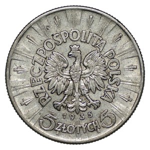 5 zlotych, 1935, Józef Piłsudski