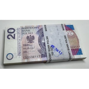 20 zlotych 2016, CD series, bank bundle