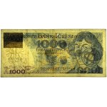 1,000 zlotys, 1982 reissue, GB series, Bank iCeski, COUNTERFEIT