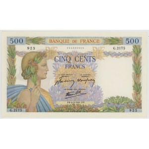 Francja, 500 franków 1941