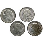 Zestaw 10 złotych 1932 Głowa kobiety