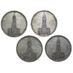 Niemcy, III Rzesza, Zestaw 5 marek 1935