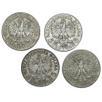 Zestaw 5 złotych 1932-33 Głowa kobiety