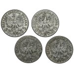 Zestaw 5 złotych 1932-33 Głowa kobiety