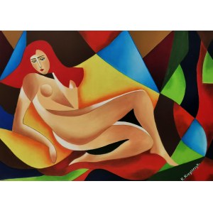 Krystyna KRZYSZCZYK (b. 1959), On the Sofa, 2025