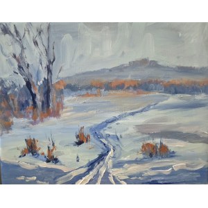 Magda Bajak (b. 2003), Sledding, 2026