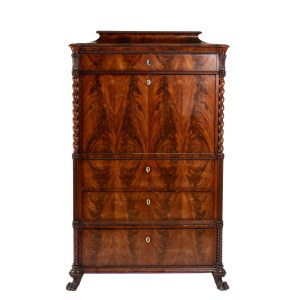 Sekretera w stylu biedermeier