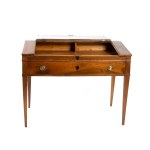 Desk-counter with a flip-up top