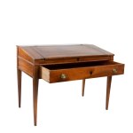 Desk-counter with a flip-up top