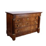 Four-drawer chest of drawers in the Biedermeier style