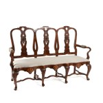 A Baroque-style sofa