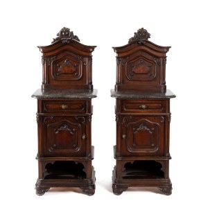 A pair of neo-Baroque-style nightstands
