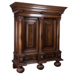 Neo-Baroque-style hallway cabinet