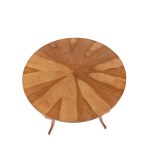 Table with a round top