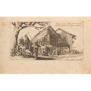 Jacques Callot (1592–1635), from the series *Gypsies*, *A Roma Camp* (1), 1621–1625