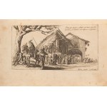 Jacques Callot (1592 -1635), z cyklu Cyganie, Postój Romów (1), 1621-1625