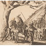 Jacques Callot (1592–1635), from the series *Gypsies*, *A Roma Camp* (1), 1621–1625