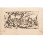 Jacques Callot (1592 -1635), z cyklu Cyganie, Przygotowanie posiłku (3), 1621-1625