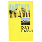 Ewa WIECZOREK (1947-2011), Projekt okładki. Warszawa. Plan miasta