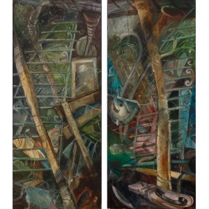 Elwira BURSKA-SZUBARGA (1947–2018), Unnecessary Things, diptych