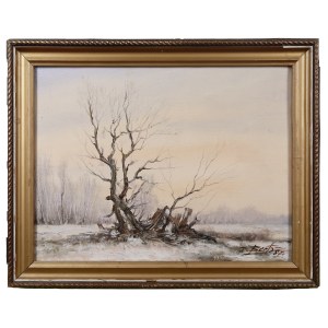 Engelbert BYTOMSKI BERT (20th century), Winter Landscape, 1987