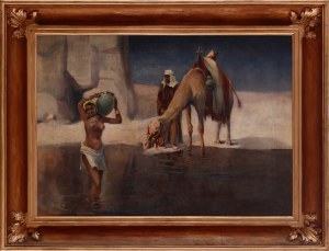 Mieczysław SERWIN-ORACKI (1912-1977), Scena orientalna
