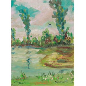 Wiesław WANAT, Landscape with a Lake