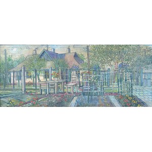 Ewald GAWLIK (1919–1993), SUMMER ON PRZYJEMNA STREET IN GISZOWEC