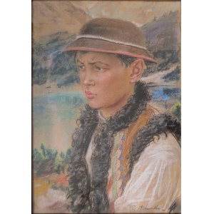 Stanisław GÓRSKI (1887–1955), PORTRAIT OF A YOUNG MOUNTAIN MAN