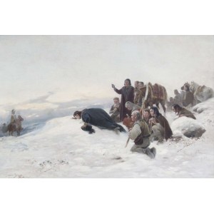 Tadeusz POPIEL (1863-1913), POWRÓT KRÓLA JANA KAZIMIERZA DO POLSKI
