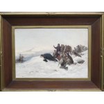 Tadeusz POPIEL (1863-1913), POWRÓT KRÓLA JANA KAZIMIERZA DO POLSKI