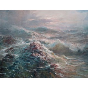 Jakub Michał KASPROWICZ (1905-1975), IL MARE IN TEMPESTA