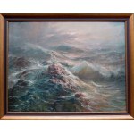 Jakub Michał KASPROWICZ (1905-1975), IL MARE IN TEMPESTA
